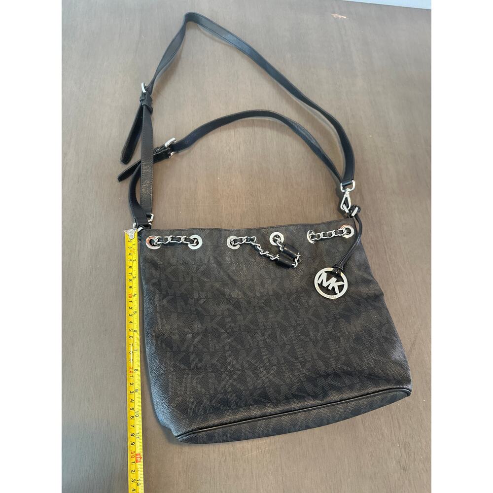 Michael Kors Frankie Drawstring Bag Black 1409 30H4SFKL3B - Picture 2 of 8